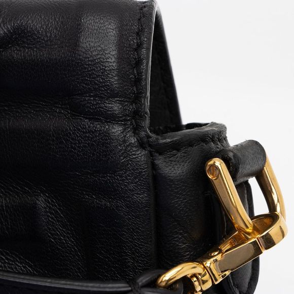 Fendi FF Embossed 1974 Mini Baguette Shoulder Bag - Picture 12 of 15